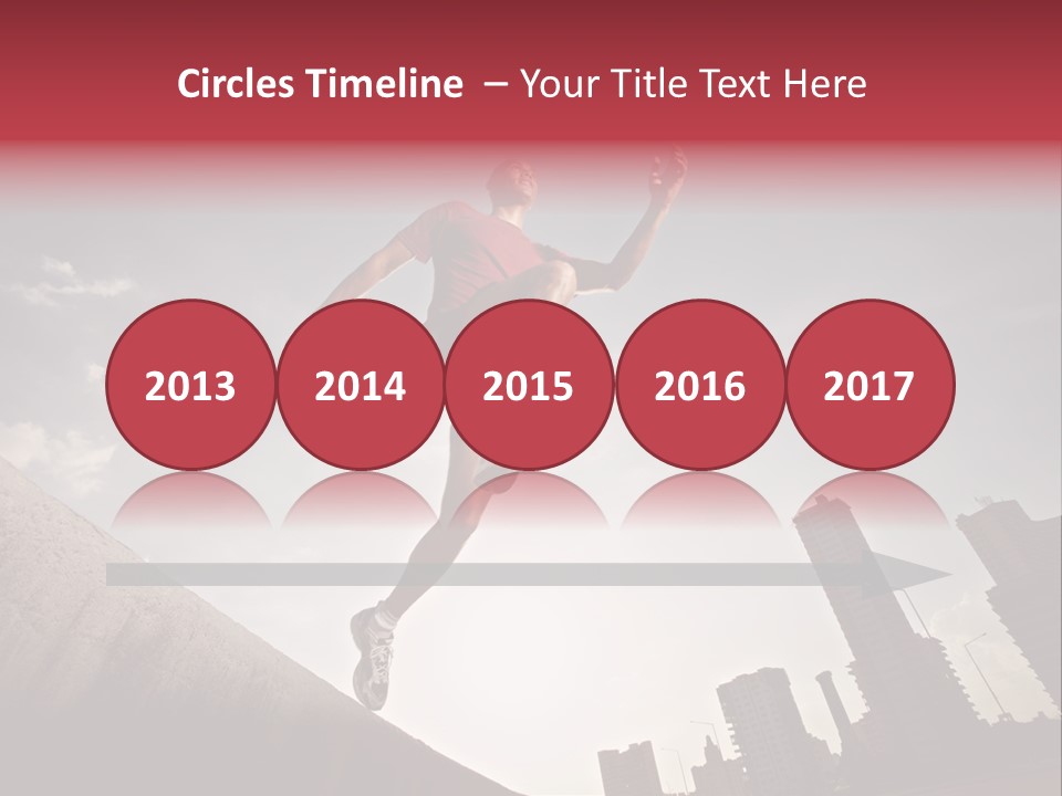 Copy Mid Air Sunset PowerPoint Template