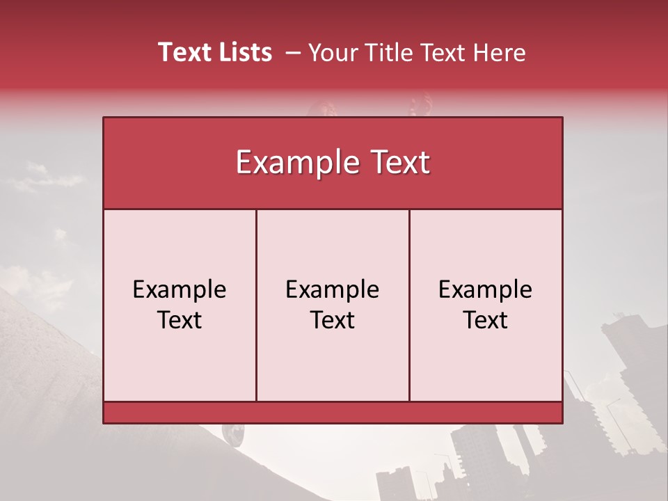 Copy Mid Air Sunset PowerPoint Template