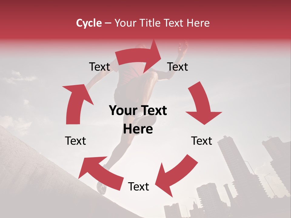Copy Mid Air Sunset PowerPoint Template