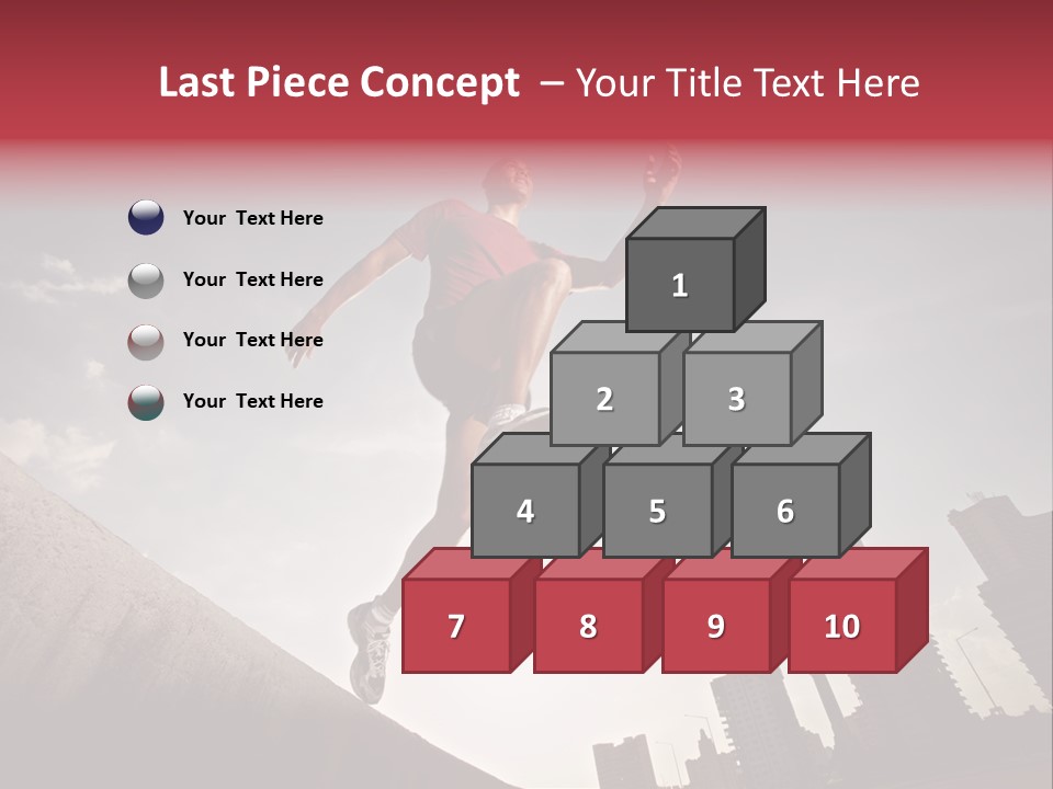 Copy Mid Air Sunset PowerPoint Template