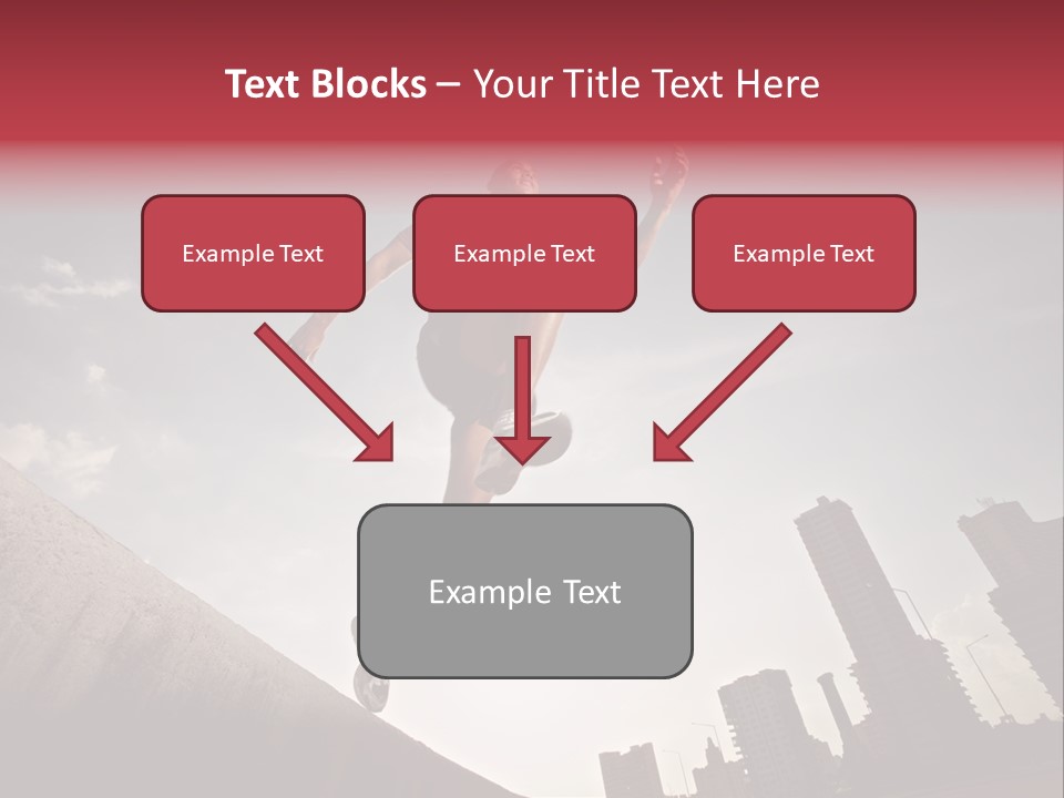 Copy Mid Air Sunset PowerPoint Template