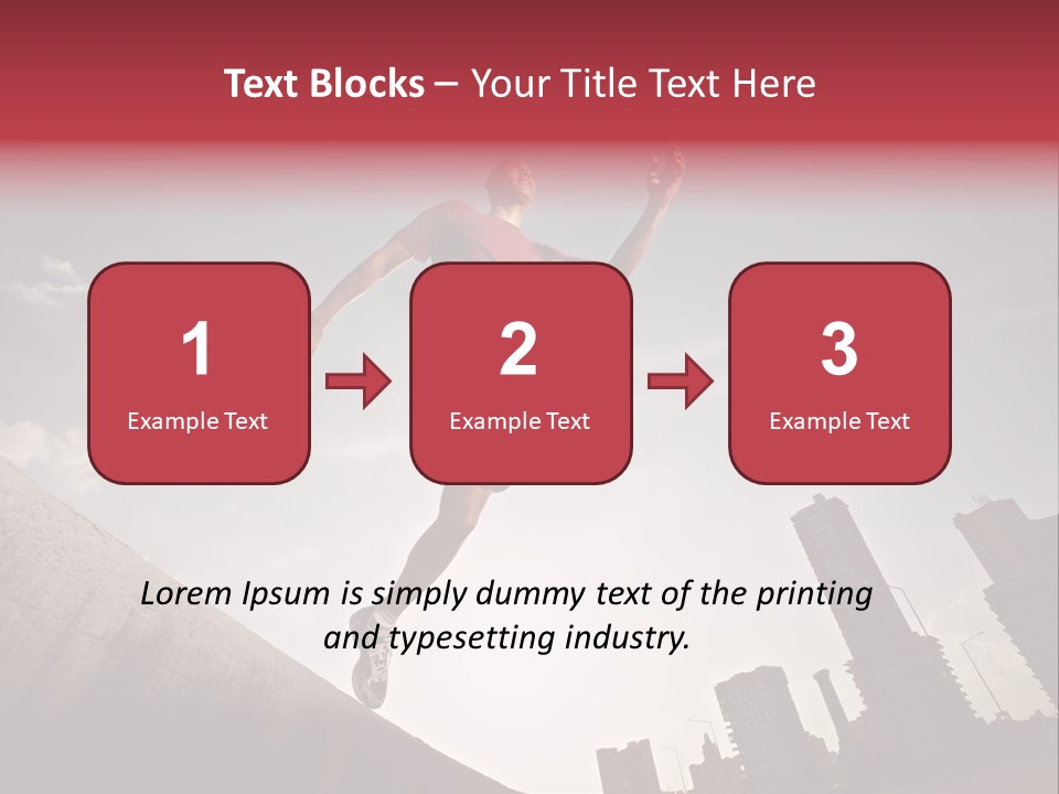 Copy Mid Air Sunset PowerPoint Template