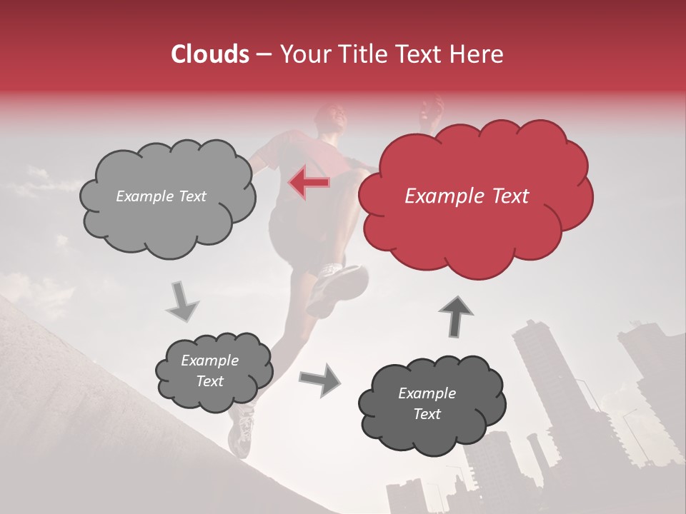 Copy Mid Air Sunset PowerPoint Template