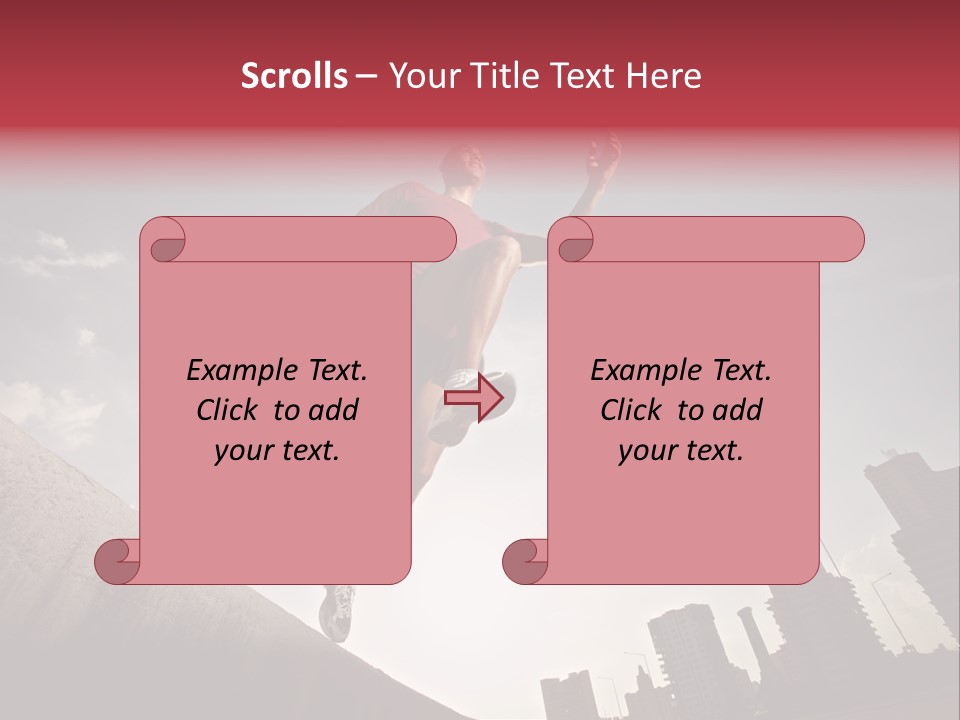 Copy Mid Air Sunset PowerPoint Template