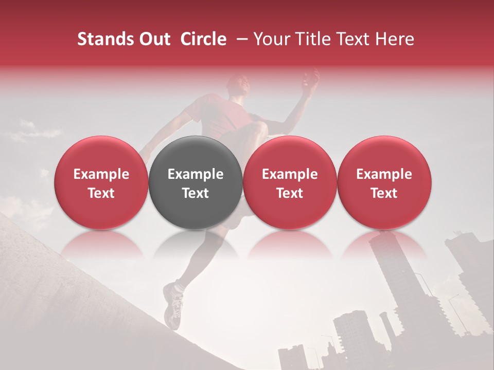 Copy Mid Air Sunset PowerPoint Template