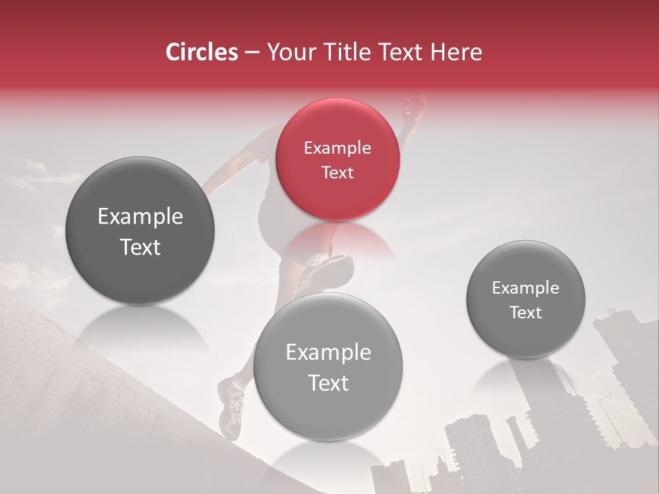 Copy Mid Air Sunset PowerPoint Template