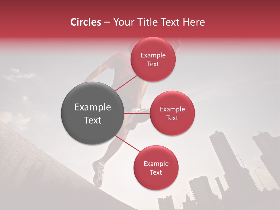 Copy Mid Air Sunset PowerPoint Template