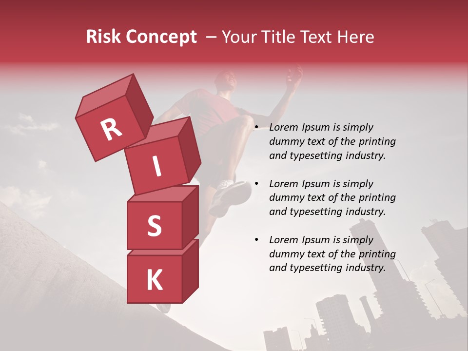 Copy Mid Air Sunset PowerPoint Template