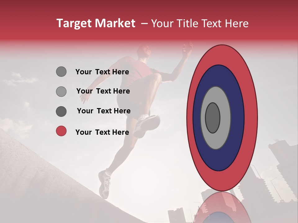 Copy Mid Air Sunset PowerPoint Template