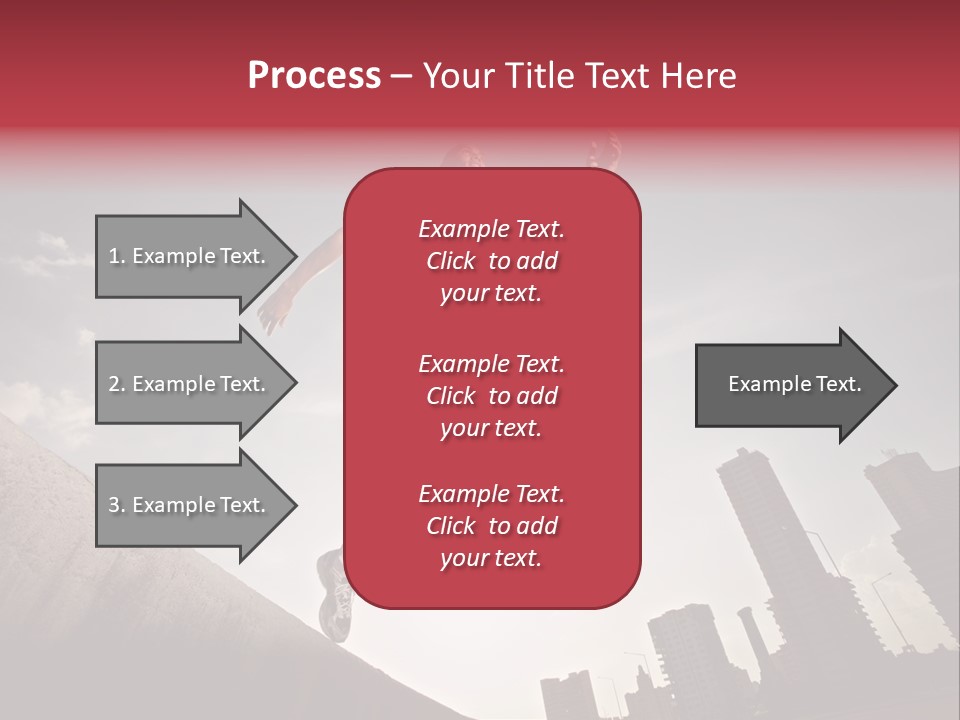 Copy Mid Air Sunset PowerPoint Template
