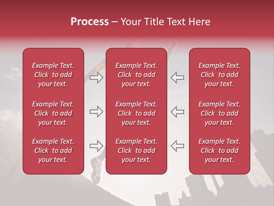 Copy Mid Air Sunset PowerPoint Template