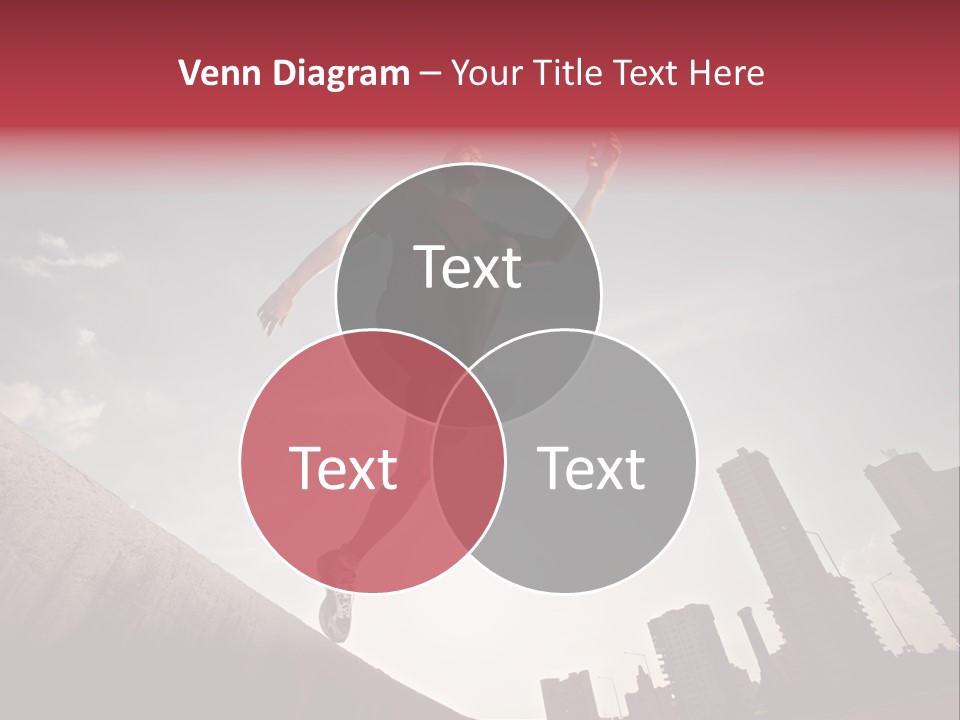 Copy Mid Air Sunset PowerPoint Template