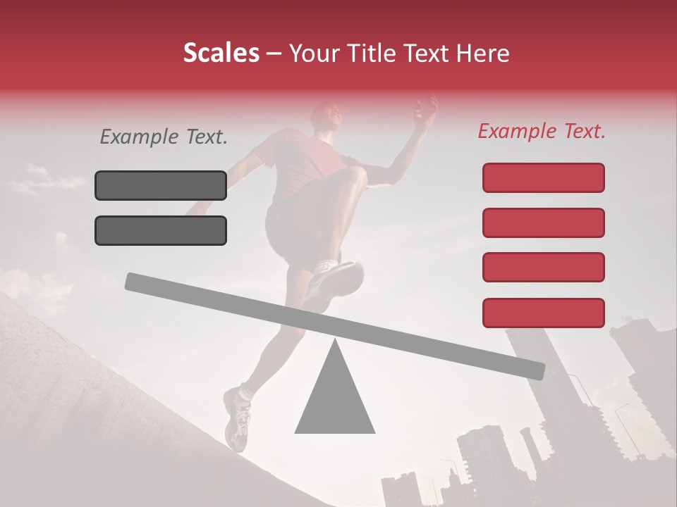Copy Mid Air Sunset PowerPoint Template