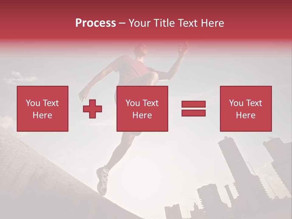 Copy Mid Air Sunset PowerPoint Template