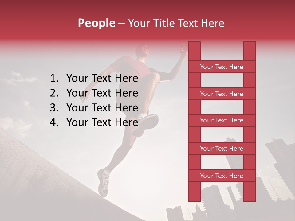 Copy Mid Air Sunset PowerPoint Template