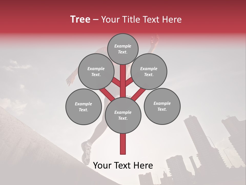 Copy Mid Air Sunset PowerPoint Template