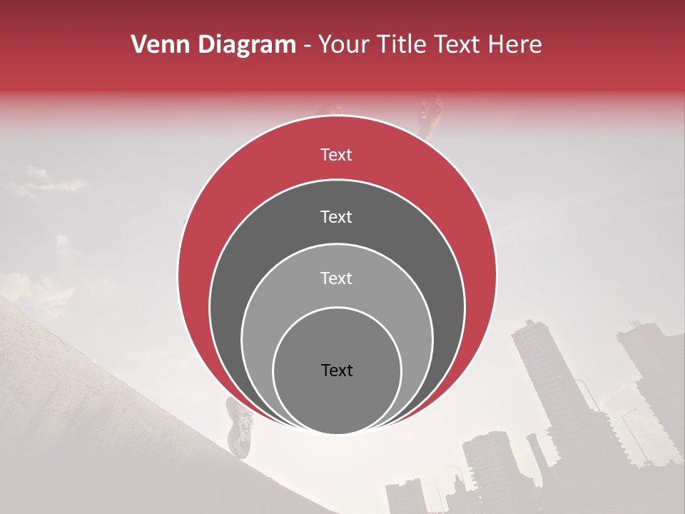 Copy Mid Air Sunset PowerPoint Template