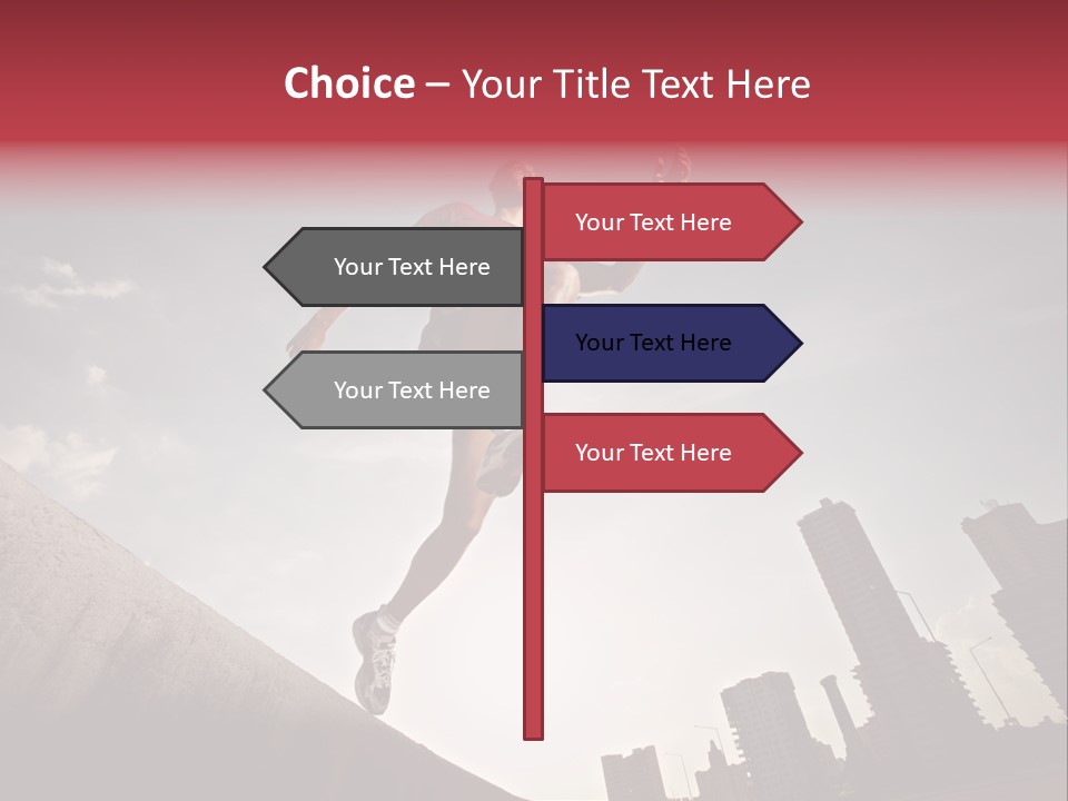 Copy Mid Air Sunset PowerPoint Template