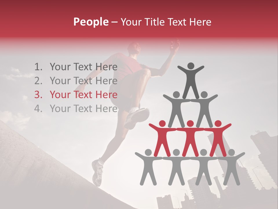 Copy Mid Air Sunset PowerPoint Template