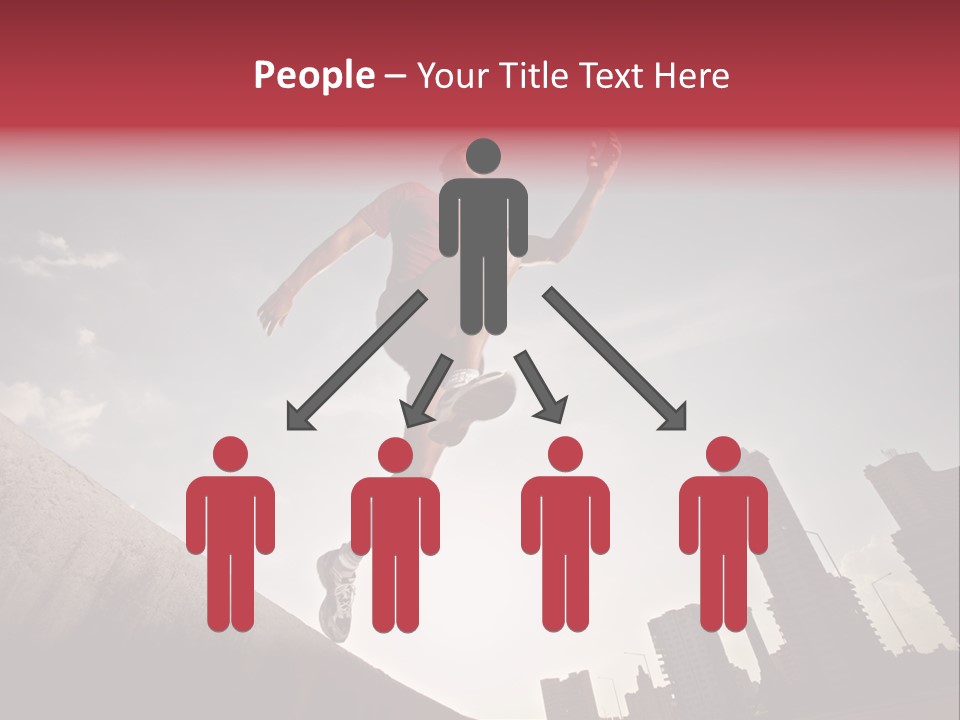 Copy Mid Air Sunset PowerPoint Template