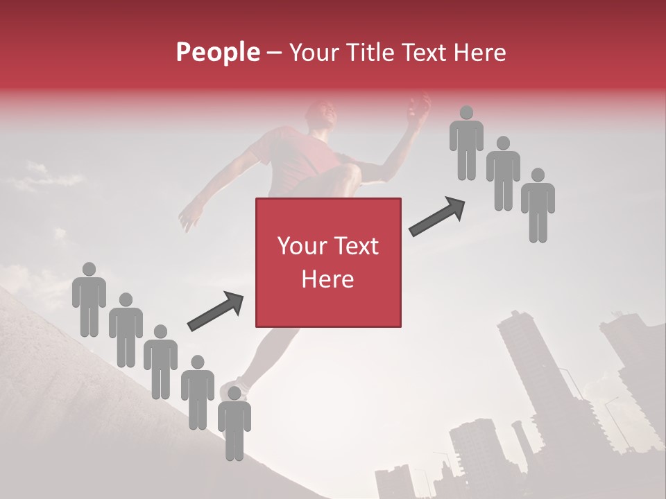 Copy Mid Air Sunset PowerPoint Template