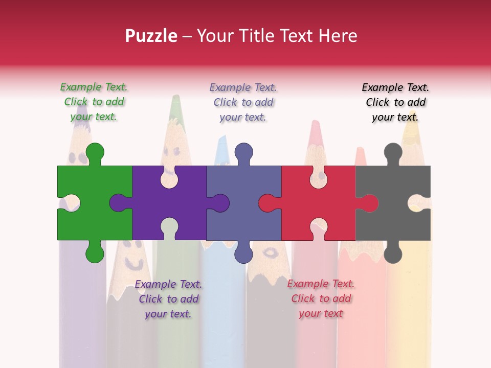 Green Background Happy PowerPoint Template