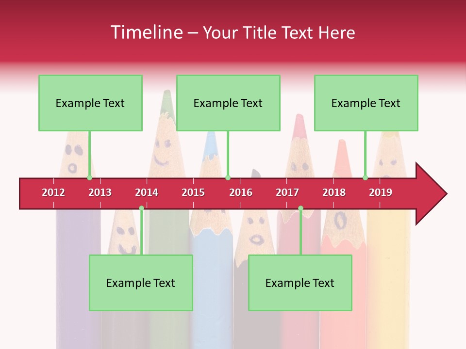 Green Background Happy PowerPoint Template