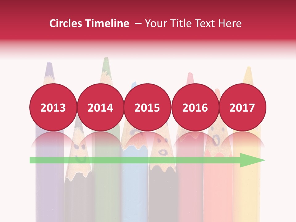 Green Background Happy PowerPoint Template