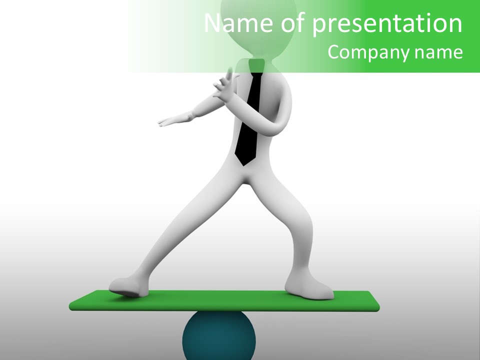 Balance Competitive Concentration PowerPoint Template