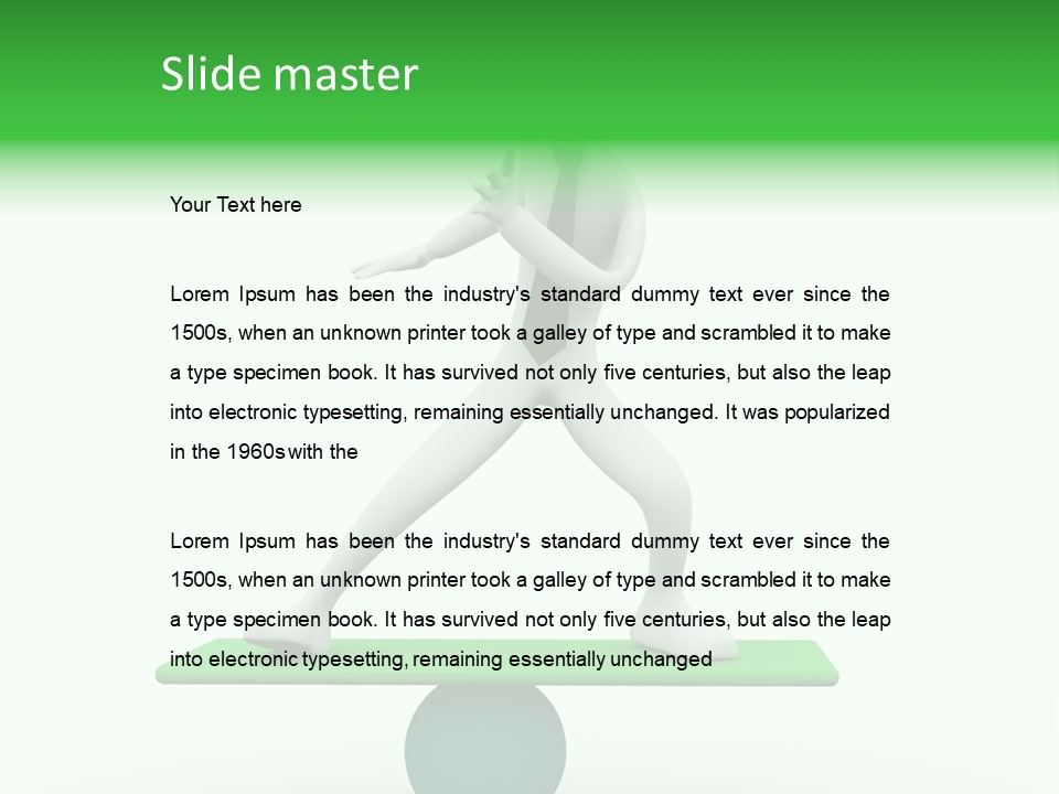 Balance Competitive Concentration PowerPoint Template