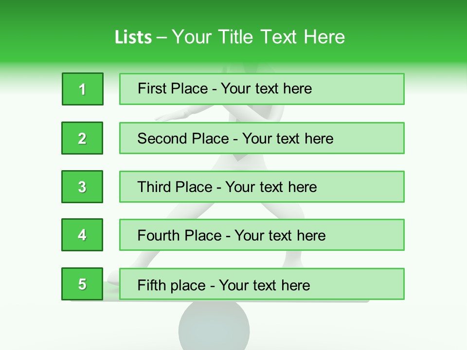 Balance Competitive Concentration PowerPoint Template