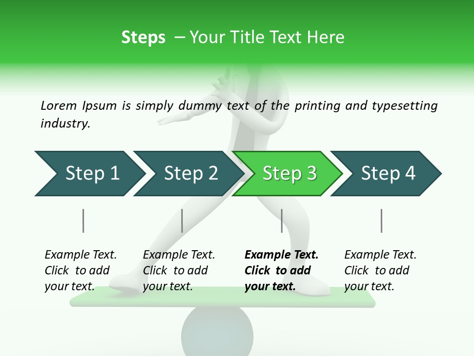 Balance Competitive Concentration PowerPoint Template