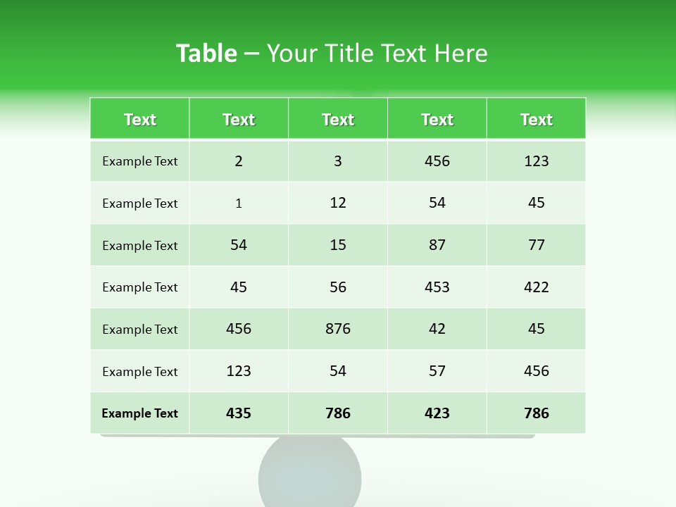 Balance Competitive Concentration PowerPoint Template