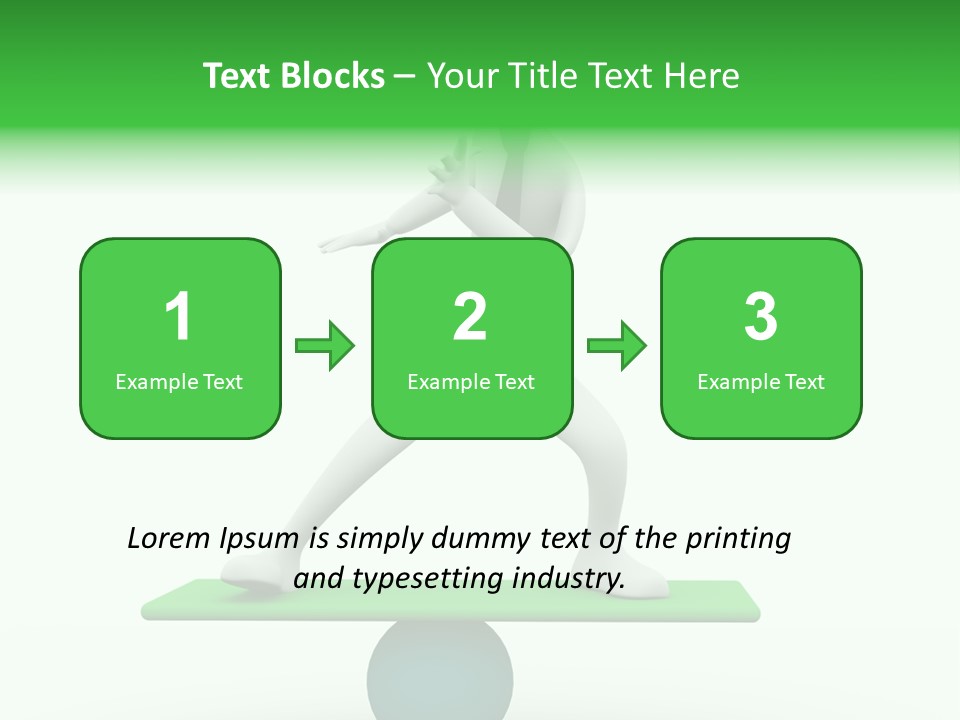 Balance Competitive Concentration PowerPoint Template