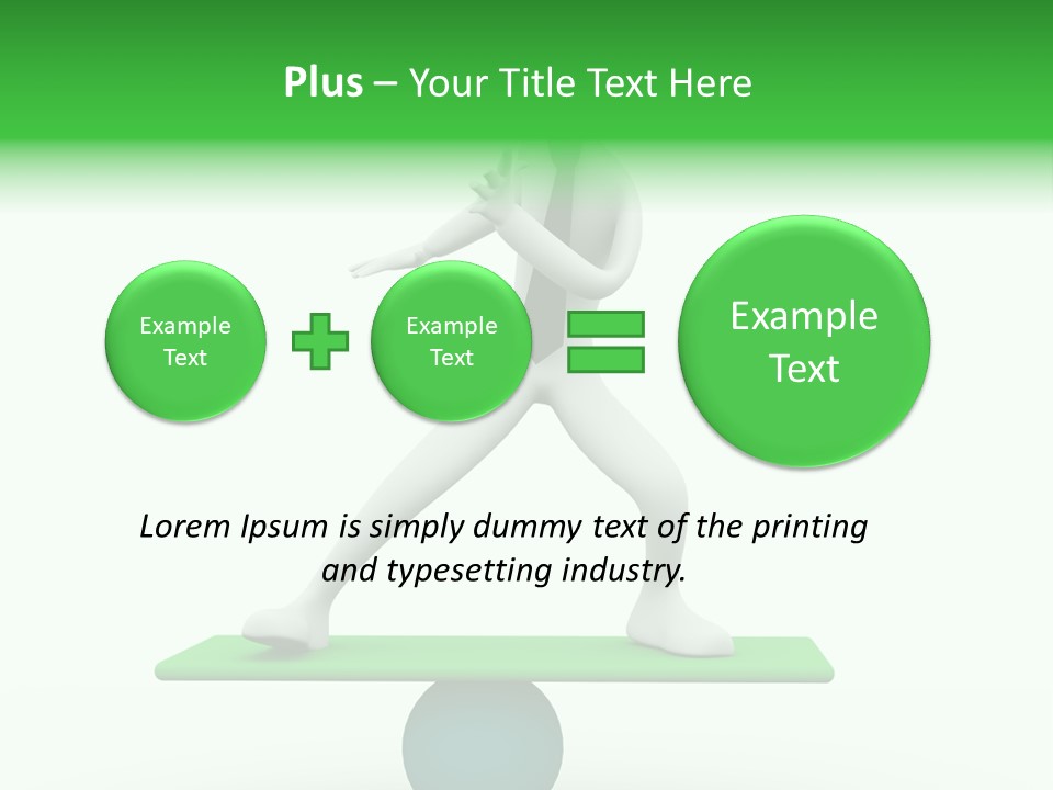 Balance Competitive Concentration PowerPoint Template