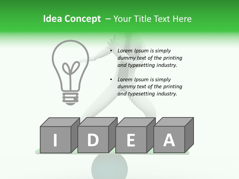 Balance Competitive Concentration PowerPoint Template