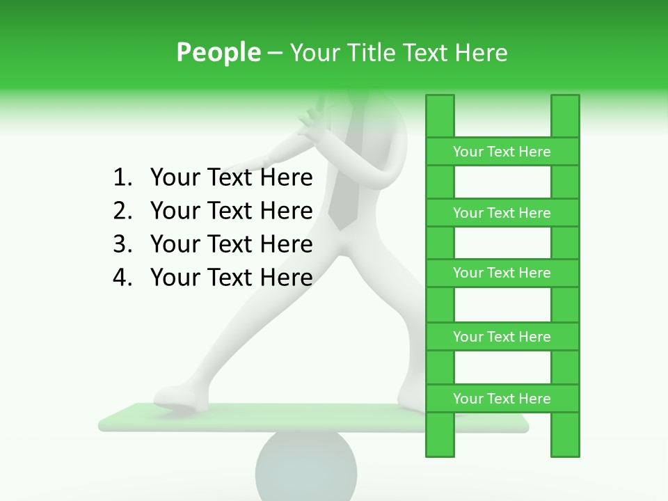 Balance Competitive Concentration PowerPoint Template