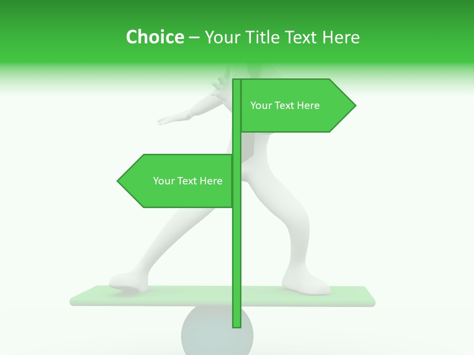 Balance Competitive Concentration PowerPoint Template