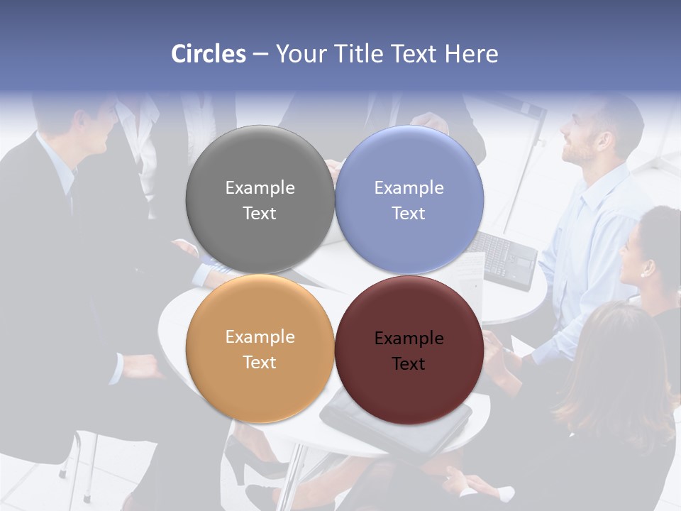 Writing Happy Figure PowerPoint Template