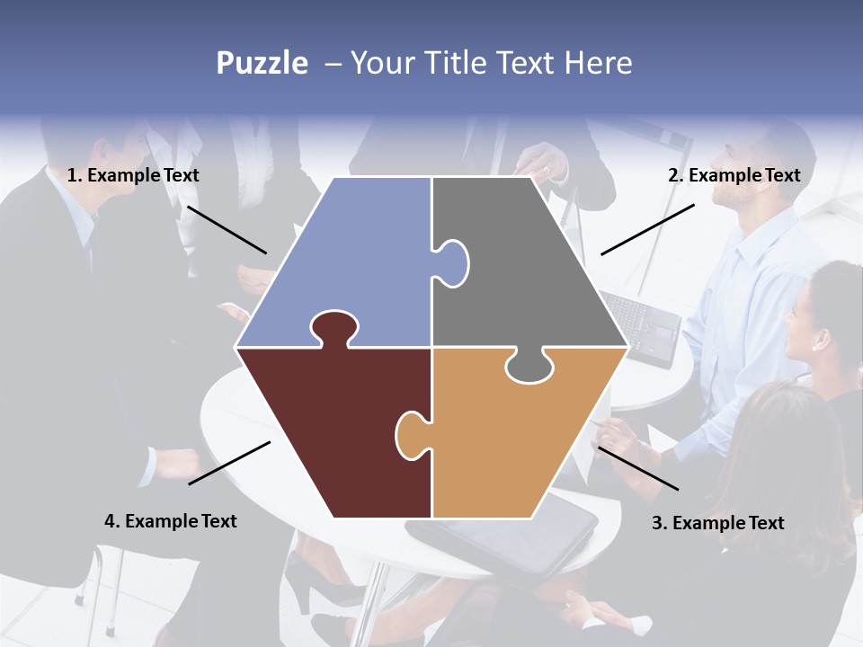 Writing Happy Figure PowerPoint Template