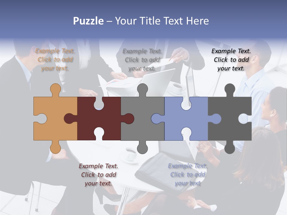 Writing Happy Figure PowerPoint Template