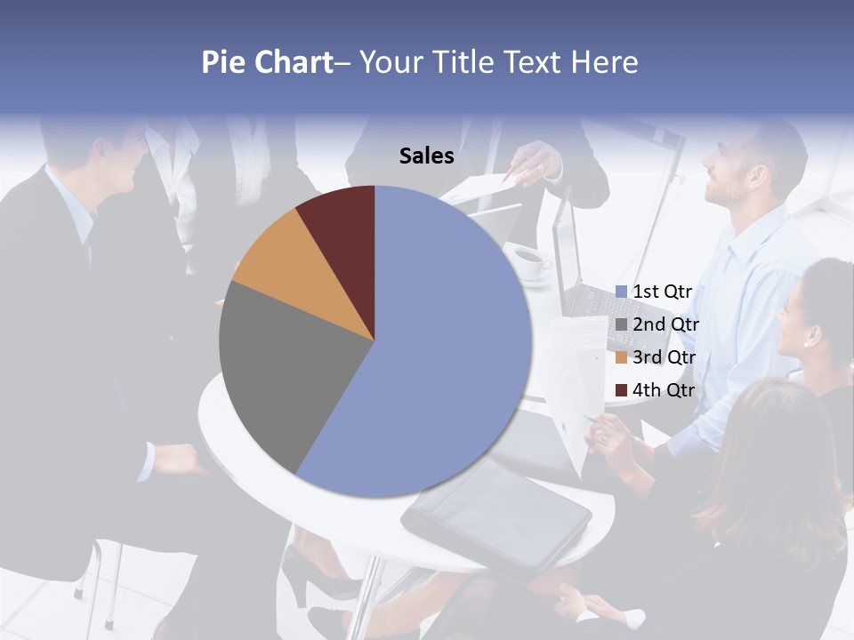 Writing Happy Figure PowerPoint Template