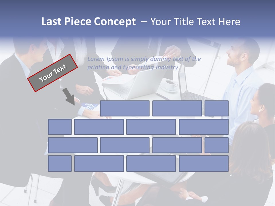 Writing Happy Figure PowerPoint Template