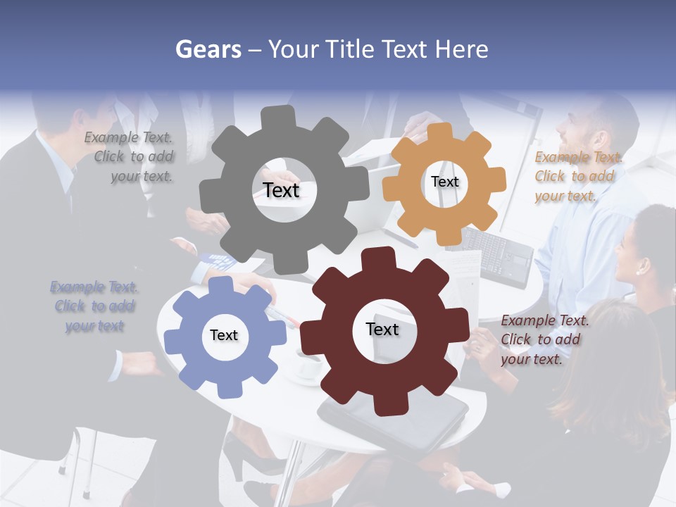 Writing Happy Figure PowerPoint Template