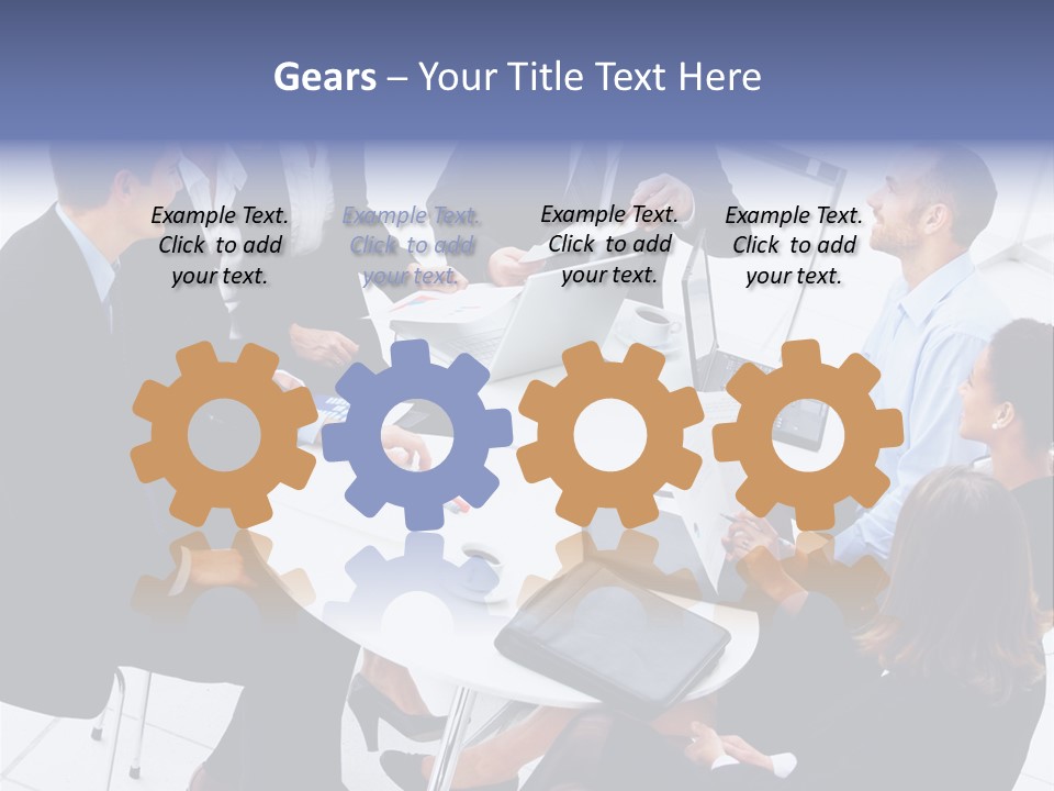 Writing Happy Figure PowerPoint Template