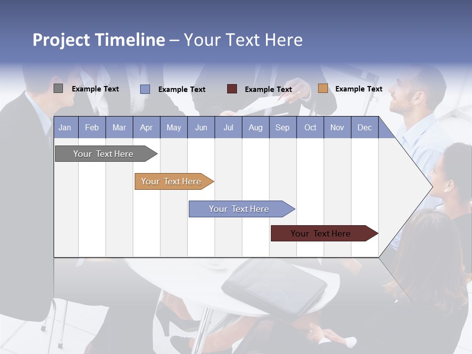 Writing Happy Figure PowerPoint Template
