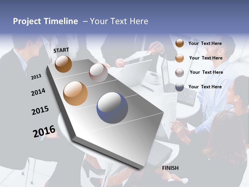 Writing Happy Figure PowerPoint Template