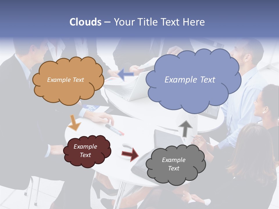 Writing Happy Figure PowerPoint Template