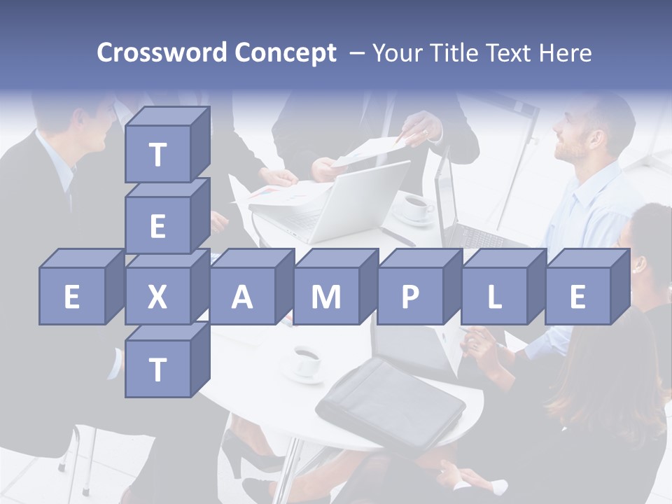 Writing Happy Figure PowerPoint Template