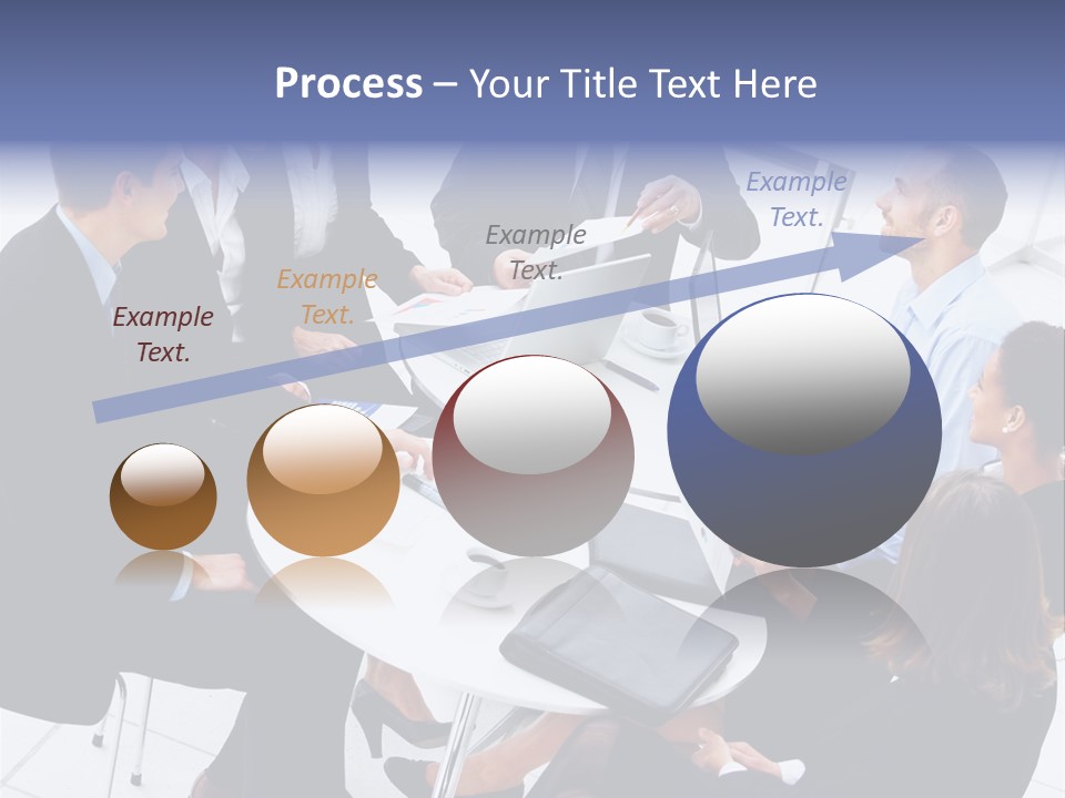 Writing Happy Figure PowerPoint Template